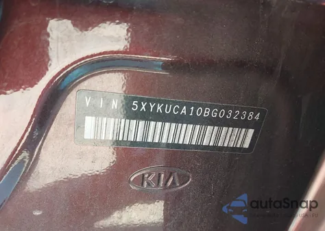 2011 Kia Sorento Ex z USA, uszkodzony, nr VIN 5XYKUCA10BG032384